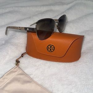 SOLD: Tory Burch Snake Skin Sunglasses